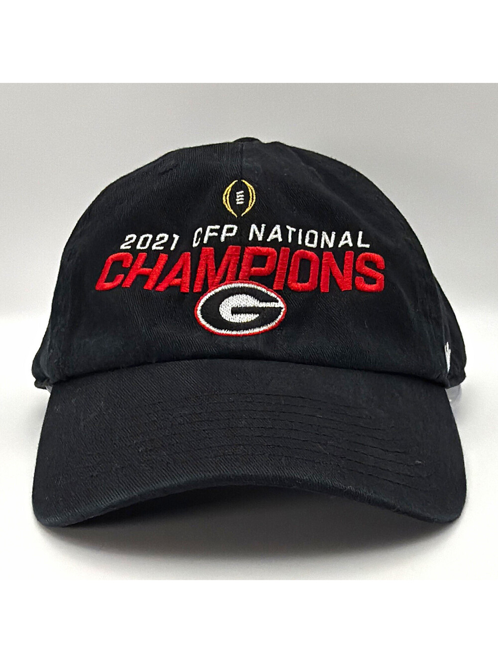 '47 Georgia Bulldogs 2021 CFP National Champions Adjustable Cap One Size Black
